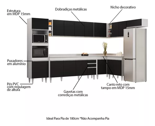 Ideias Armário De Cozinha Mercadolivre