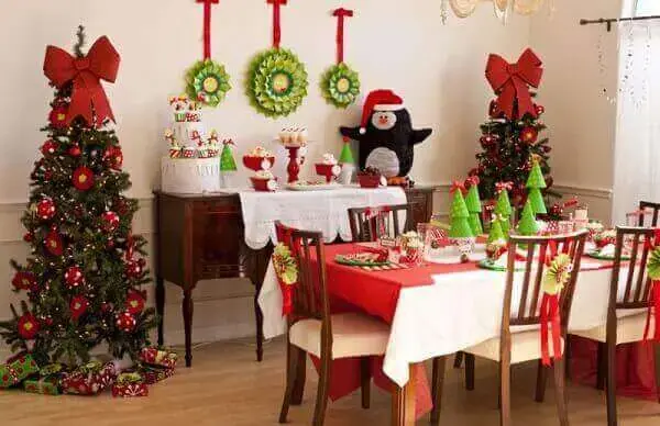 Ideias Cozinha Decorada Natal Simples