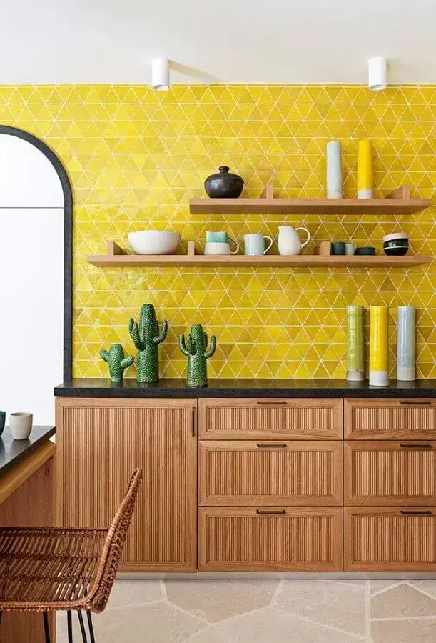 Ideias Cozinha Decorada Em Amarelo