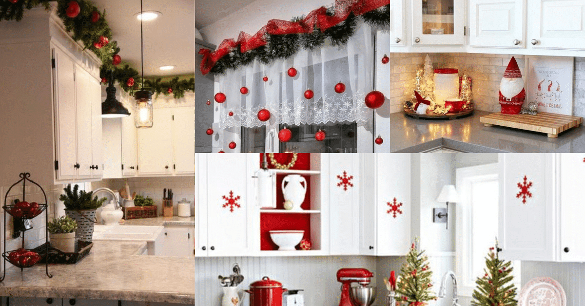 Ideias Cozinha Decorada Natal Simples