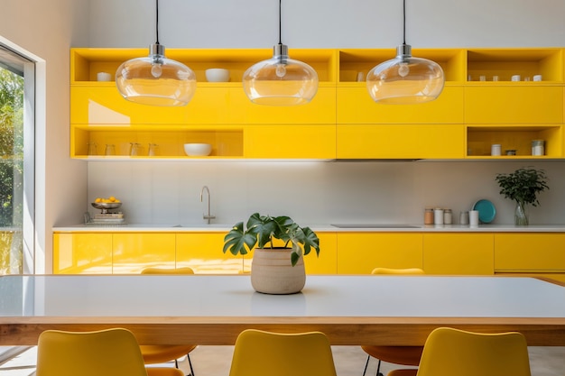 Ideias Cozinha Decorada Em Amarelo