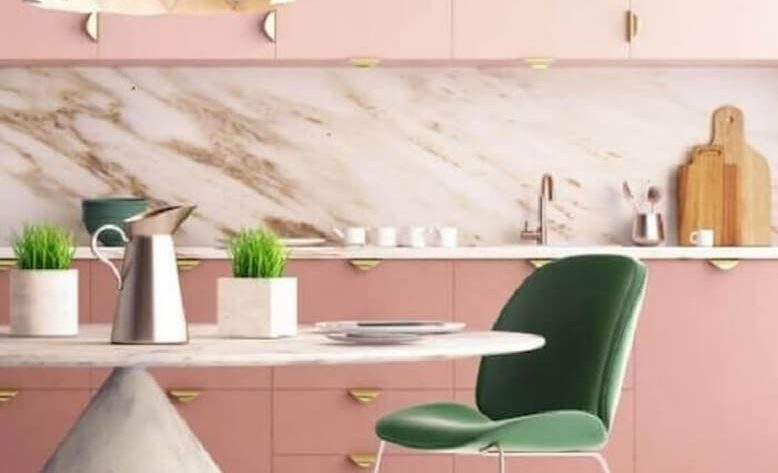 Ideias Cozinha Decorada Rose Gold