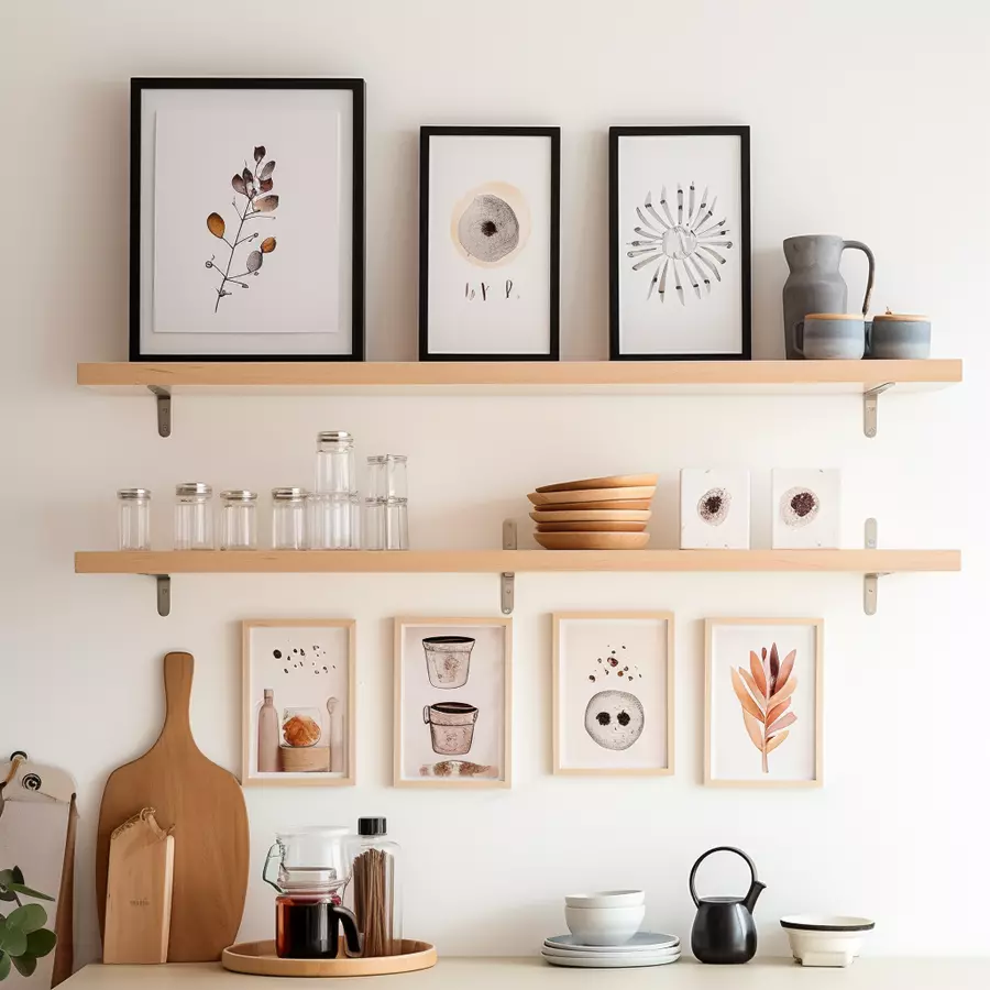 Ideias Parede De Cozinha Decorada Com Quadros