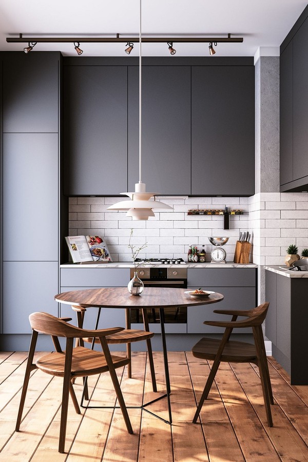 Decoração de Cozinha Cinza