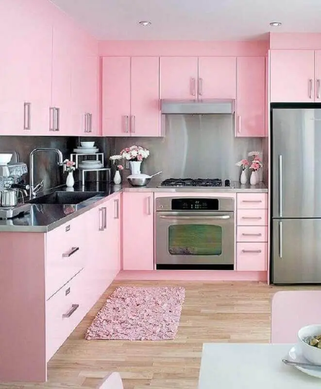 Decoração de Cozinhas Rosas